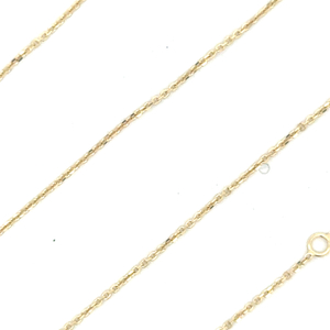 10K Yellow Gold 18 in. Baby Cable Chain