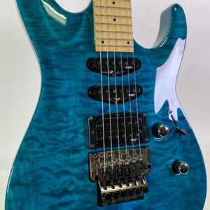 ESP LTD MH-103QM Electric Guitar - See Thru Blue