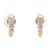14K Yellow Gold 6-Diamond 1/2CTW Earrings