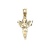 10K Yellow Gold Angel Cherub Pendant