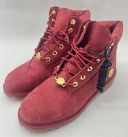 Timberland Premium "Dark Red Gold" Boots Size 6.5