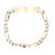 10K Yellow Gold 6 in. Figaro Link ID Bracelet 4.9g