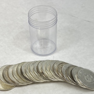 Silver Canadian Dollar Tube of 20 80% Silver