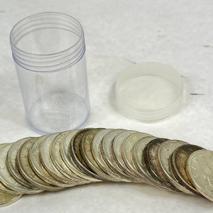 Silver Canadian Dollar Tube of 20 80% Silver Random Year