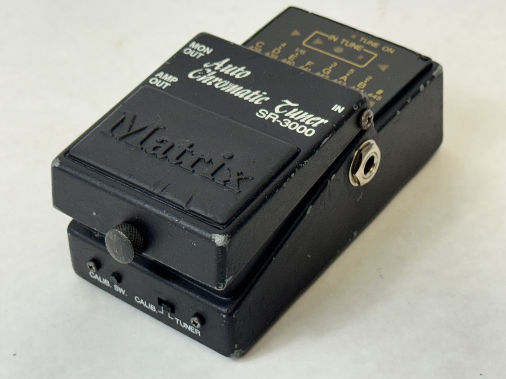 Matrix 3000 Driver Matrix SR-3000 Tuner Pedal W/Power Supply | Heartland Pawn & Jewelry