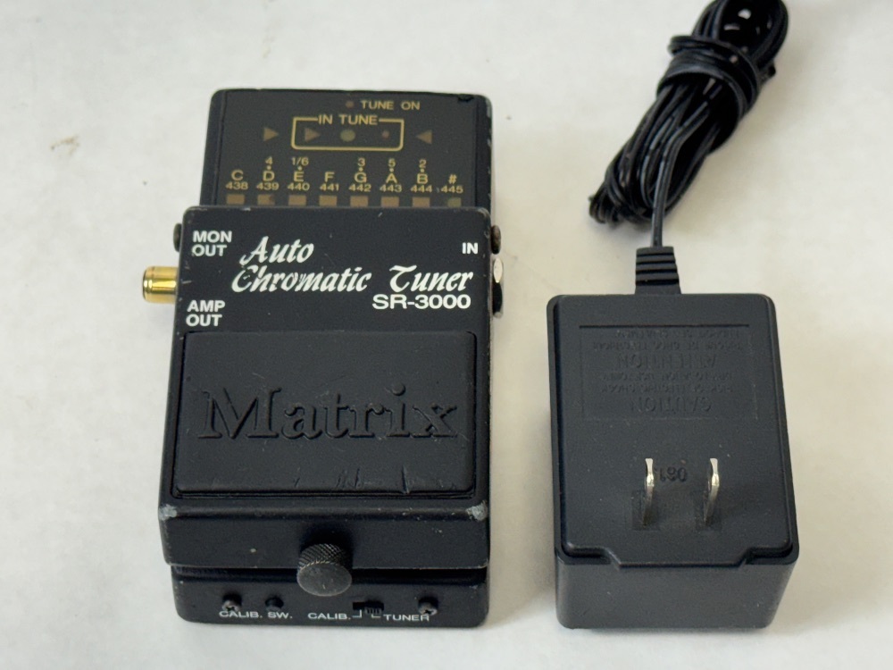 Matrix 3000 Driver Matrix SR-3000 Tuner Pedal W/Power Supply | Heartland Pawn & Jewelry