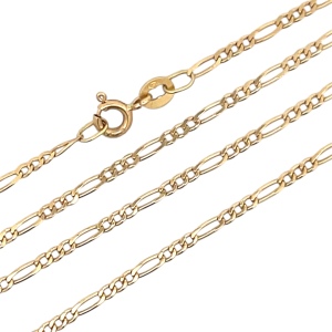 14K Yellow Gold 22 in. Figaro Link Chain 4.3g
