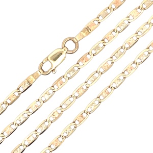 14K Two-Tone Gold 23 in. Valentino Chain 5.9g