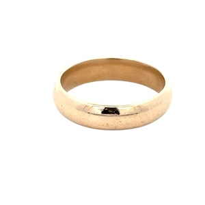 Comfort Fit Plain Gold Band 14KYG 9.7g SZ:12