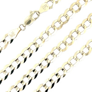 10K Yellow Gold 22 in. 5.8mm Curb Link Chain 17.1g