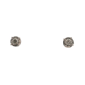 14k White Gold .50CTW Diamond Earrings 2.5g