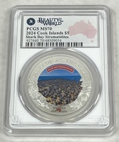 Beauty of the World Shark Bay Cook Islands PCGS MS70