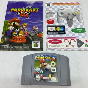 Mario Kart 64 - Nintendo 64 - w/ Instructions Booklet and Operation Card