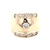 Ladies 14K White Gold Bezel-Set 3/4CTW Diamond Cocktail Ring SZ:6