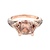 LeVian 14K Rose Gold Morganite With White & Chocolate Diamonds SZ:7