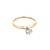 1/4CTW Solitaire Brilliant Ring 14K Two-Tone 1.7g Size: 6.5