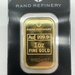 Rand Refinery 1 Ounce Gold Bar Au 999.9 Fine Gold