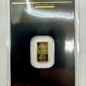 Argor-Heraeus 1g Gold Bar 999.9% Fine 