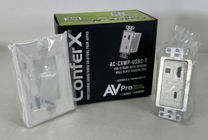 AVPro Edge AC-CXWP-USBC-T USB-C/HDMI Wall Plate Transmitter White 