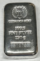 Germania Mint 250gram 999.9 Fine Silver Bar