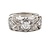 Vintage Ladies 14K White Gold 1/2CTW European-Cut Diamond Cocktail Ring SZ:6.5