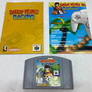 Diddy Kong Racing - Nintendo 64 - w/ Instructions Booklet and Operation Card