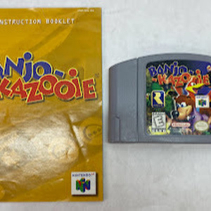 Banjo Kazooie - Nintendo 64 - w/ Instruction Booklet