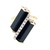 14K Yellow Gold Black Onyx & Diamond Cocktail Ring SZ:6