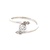Ladies 14K White Gold 1/2CTW Diamond Engagement Ring SZ:7.75