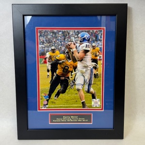 Kansas Jayhawks Kerry Meier Border War Touchdown Framed Print