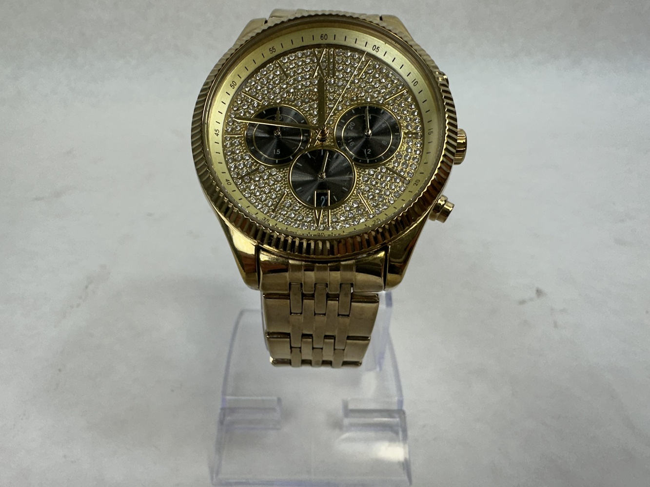 Michael Kors Benning Pave Chronograph Quartz Watch (MK8743) | Heartland