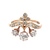 14K Yellow Gold 1.0CTW Euro-Cut Diamond Cocktail Ring SZ:6