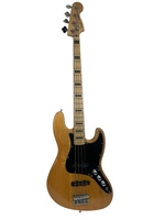 Fender Squier Jazz Bass Guitar Natural Maple Fingerboard Classic Vibe '70s Jazz