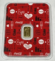 Coca-Cola .999 .5gram Gold Bar