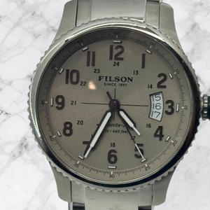 Filson By Shinola Argonite 705 Quartz Date Wristwatch