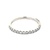 Ladies 10K White Gold 1/4CTW 1.6mm Diamond Band SZ:8.5