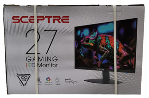 Sceptre 27" FHD 100Hz Edgeless LED Black Gaming Monitor with AMD FreeSync