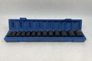 Grey Pneumatic 13-Pc 1/2" Drive Standard Length SAE Impact Socket Set 1312