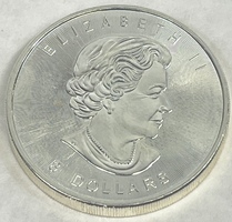 2015 Canada 8 Dollars 1.5oz .9999 Fine Silver Coin