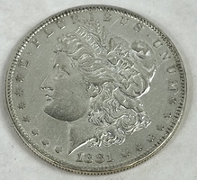 1881 P Morgan Silver Dollar 90% Silver