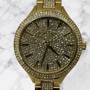 Michael Kors Pave' Gold-tone MK3632 Unisex Wristwatch