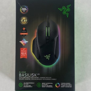 Razer Basilisk V3 Wired Optical Gaming Mouse with Chroma RBG Lighting - Black