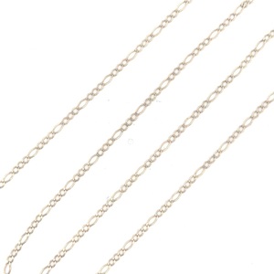  14K Yellow Gold 20 in. Figaro Necklace Chain 1.8g