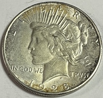 1928 S Silver Peace Dollar 90% Silver