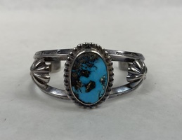 Sterling Silver Turquoise Cuff Bracelet