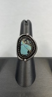 Sterling Silver Turquoise Ring Size 6.5