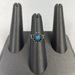  Sterling Silver Turquoise Ring Size 6