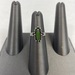 Sterling Silver Green Turquoise Ring Size 5