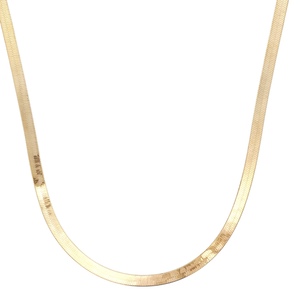 14K Yellow Gold 20 in. Herringbone Chain 7.7g