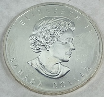 Canada Dollar 3/4oz Elizabeth II .9999 Fine Silver